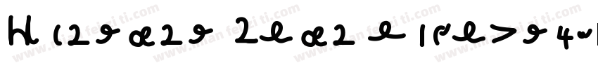 Hisense Sans Alfabet字体转换